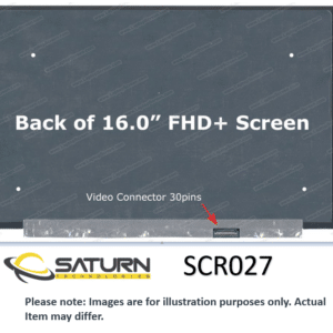 16" LCD 1920X11200 30P FRAMELESS LIP