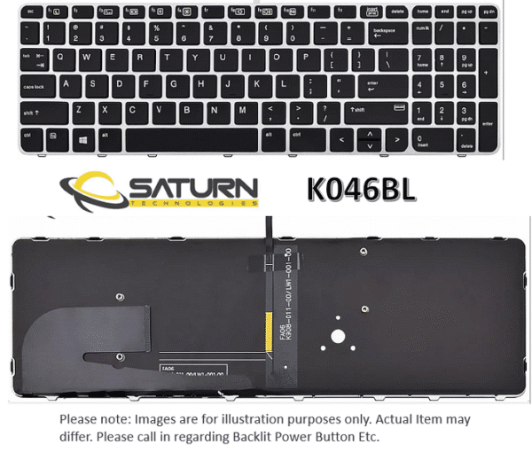 LT KB HP 850 G3 755 ELITE +B/L (K046BL)