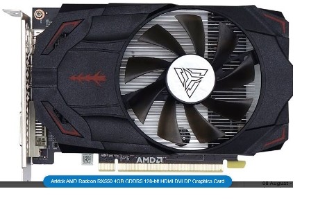GRPHICS CARD ARKTEK RX 550 4G DDR5