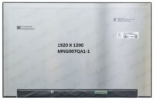 16" LCD 1920X1600 40PIN FRAMELESS NO LIP