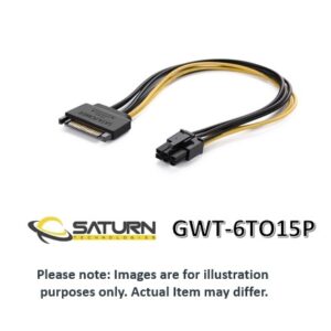 15PIN TO SATA 6 PIN CABLE(GWT-15 TO 6P)