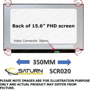 15.6" LCD 1920 X1080 30P + SCREWS + LIP