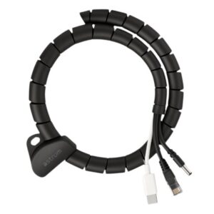 SPIRAL CABLE TIDY 16 MM 1.5M  BLACK