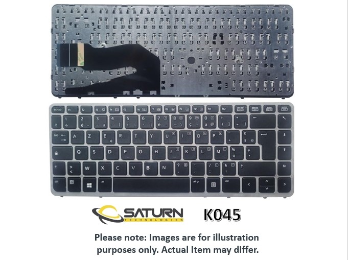 LT KB HP 840 G1 850 G1 ZBOOK SILVR(K045)