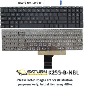 KB HP 250 G10 BLACK NO B/LITE(B255-B-NBL