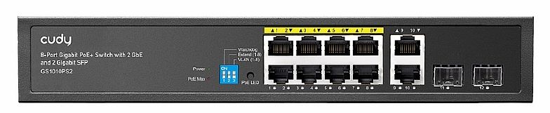8 PORT GIGABIT POE 110W 2SFP 2 GIGABIT E