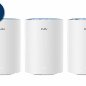 MESH CUDY WIFI 5 1200 2 X FE 3PK