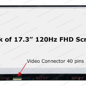 17.3" LCD 1920*1080 120HZ 40P L/SIDE LIP
