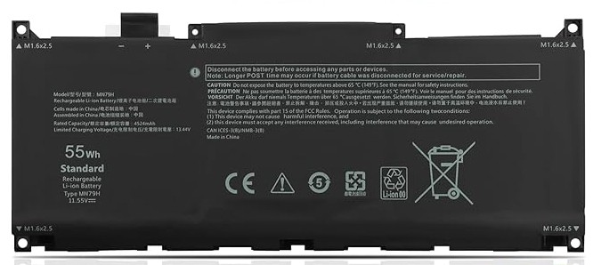 BAT DELL XPS 13 9320 X9340 MN79H (B313A)