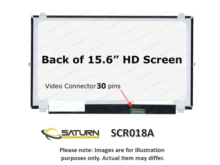 15.6" LCD 1366 X 768 30P + SCREWS + LIP
