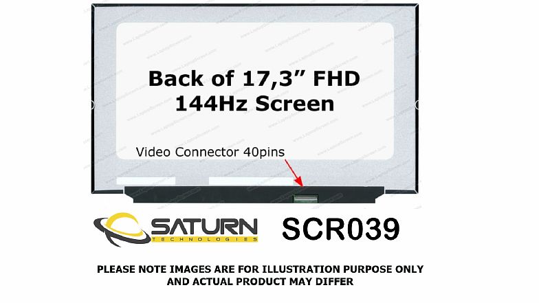 17.3" 1920*1080 FHD-IPS 144HZ+LIP SCR039
